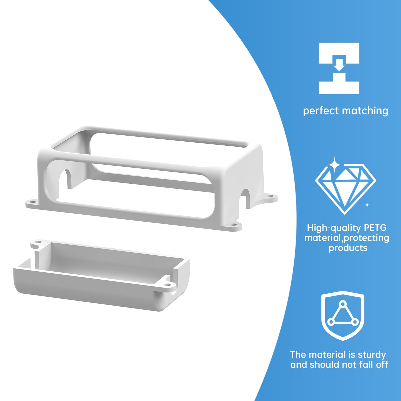 Fit for Govee H705/H706 Light Controller Bracket & Power Bracket Kit(White) — Amazon image 5
