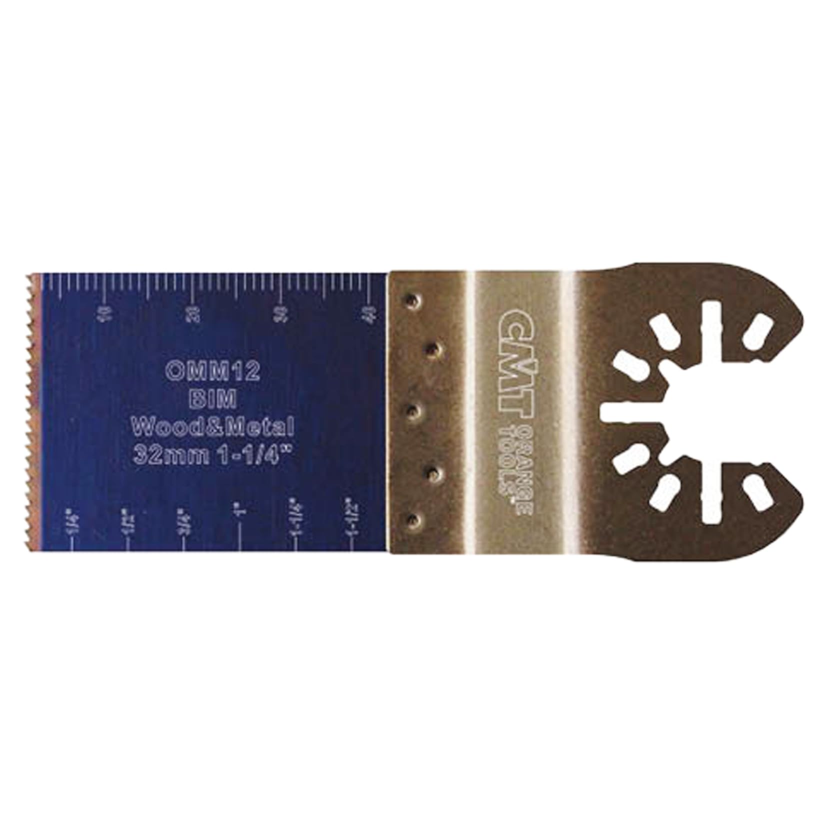 CMT OMM12-X1 Plunge & Flush-Cut Blade For Wood & Metal Quick Release Oscillator Multicutter,