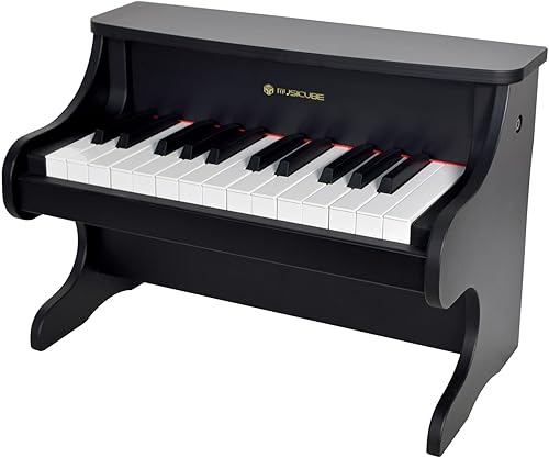 MUSICUBE Teclado de piano para niños, piano digital de 25 teclas para niños de 3 a 7 años de edad, principiantes, niñas, niños, primer mini piano,