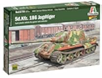 Platz IT15770 ITALERI 1/56 WW2 German Heavy Tank Destroyer Sd.Kfz.186 Jagtiger Plastic Model