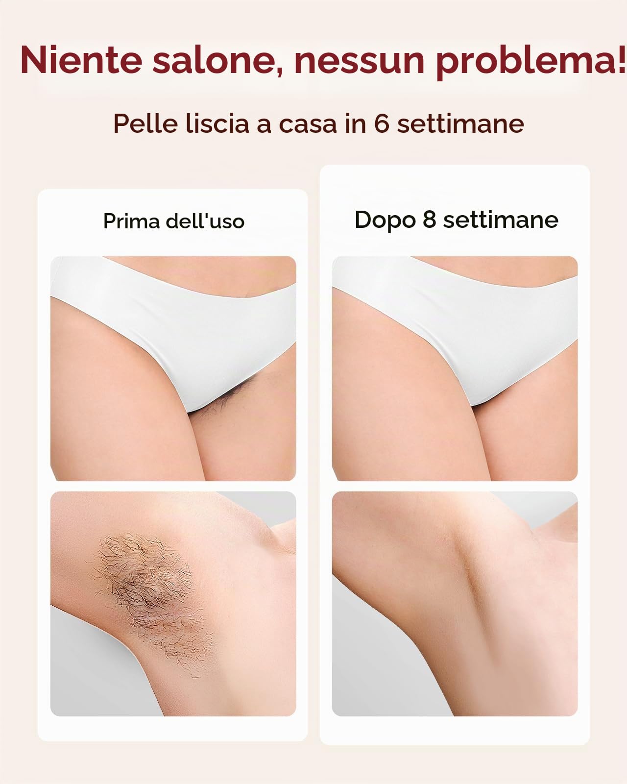 Haarlosy Epilatore Luce Pulsata Indolore, 22J Epilatore Laser con Tecnologia Innovativa IGBT, Adatto per Uomini e Donne Corpo, Viso, Ascelle, Gambe
