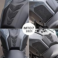 Vista 4 de Motorcycle Fuel Tank Sticker Motorcycle Accessories Non-Slip Side Fuel Tank Stickers 2021 2022 2023 for Y&AMAHA MT07 MT-07 MT 07 Waterproof Pad
