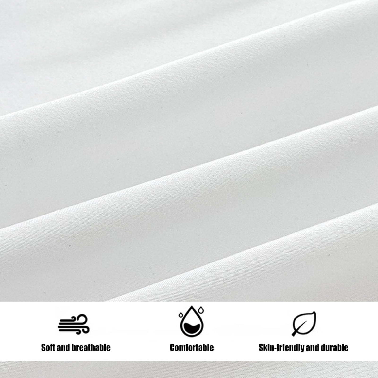 Atmungsaktive Spannbettlaken, 60 x 120 cm + 25 cm tiefe Tasche mit Kissenbezug, Anti-Falten, weiche Baumwolle, Bettlaken-Set für Kinderbett und Kleinkindbett