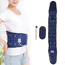 Qqmora Dispositivo de tração lombar unissex prático suporte lombar para homens e mulheres