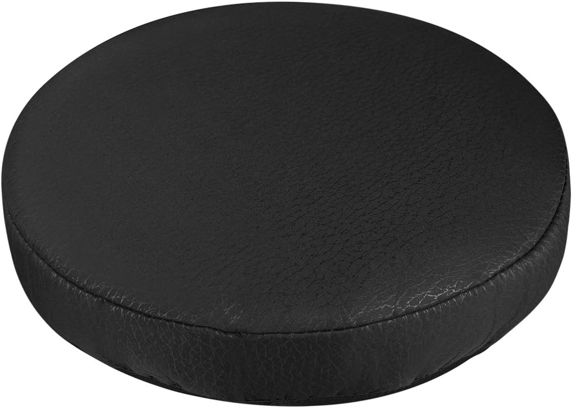 WINOMO Stool Cover Round Washable Chair Seat Slipcover Elastic Barstool Seat Cushion Cover