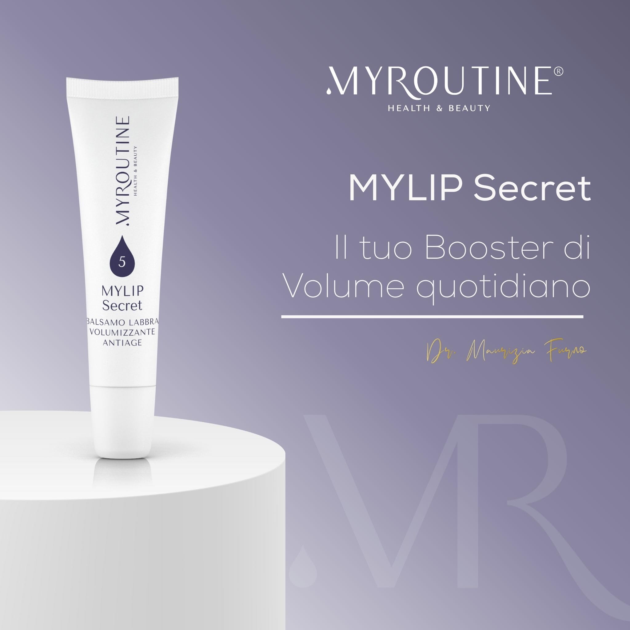 MyLip Secret - Lip gloss volumizzante labbra antiage effetto comfort MyRoutine by Dr. Maurizia Furno
