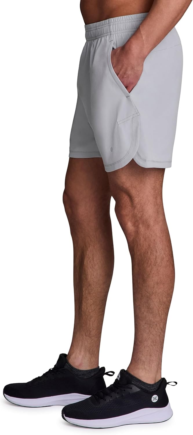 RBX Active Running Shorts for Men, Athletic Fit 5" Inseam Quick Drying Woven Workout Shorts with Pockets