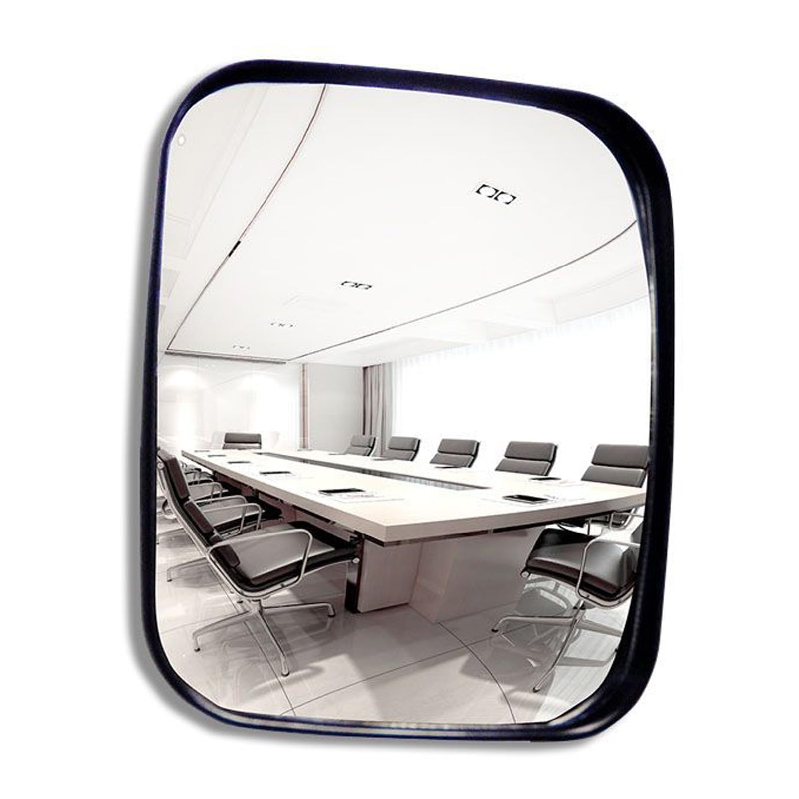 Specchio Stradale, Specchio Convesso, Specchio Stradale Rettangolare, Specchi convessi di Sicurezza grandangolari per Case, Passi carrai, posti Auto coperti, ospedali(20 * 24cm)
