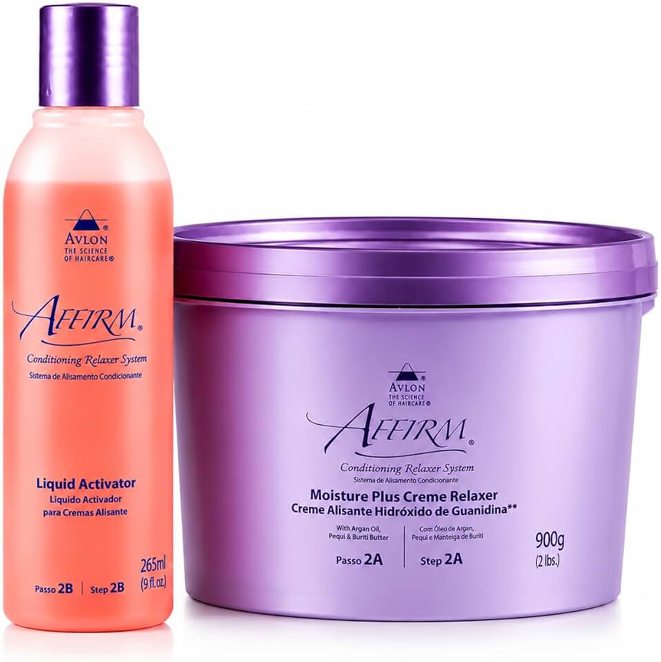 Avlon Affirm Relaxamento Refil Hidróxido de Guanidina 900gr + Líquido Ativador 255ml - G