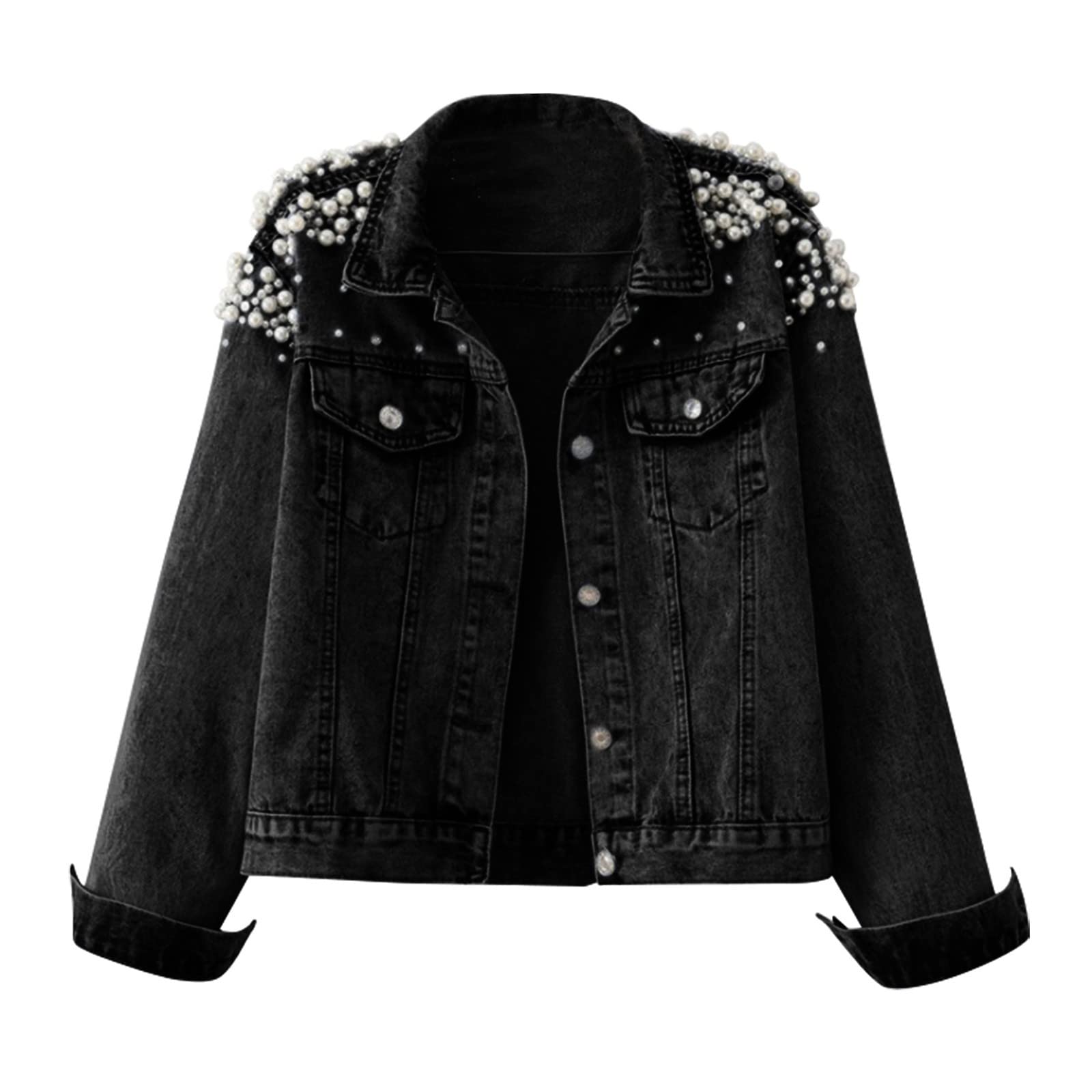 Chaqueta vaquera corta para mujer, chaqueta vaquera, chaqueta corta, chaqueta fina, chaqueta vaquera, chaqueta de verano, chaqueta de primavera, chaqueta de entretiempo, chaqueta corta informal, manga