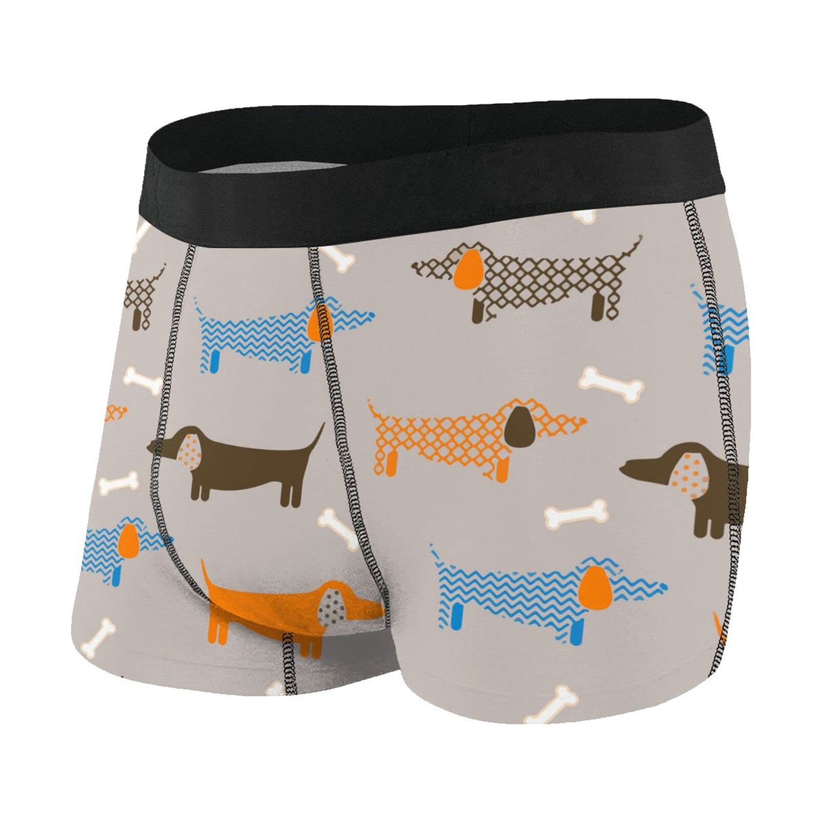 934 Stretch Boxer Dachshund Men'S Underwear Classic Fit Boxer Briefs Rude Mens Boxer Shorts For Man, Dad, Husband S