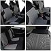 Car Seat Covers for Jeep Grand Cherokee WJ 1999-2004, All Weather Protectors Nonslip Scratch Resistant Seat Cover Interior Accessories,Grey