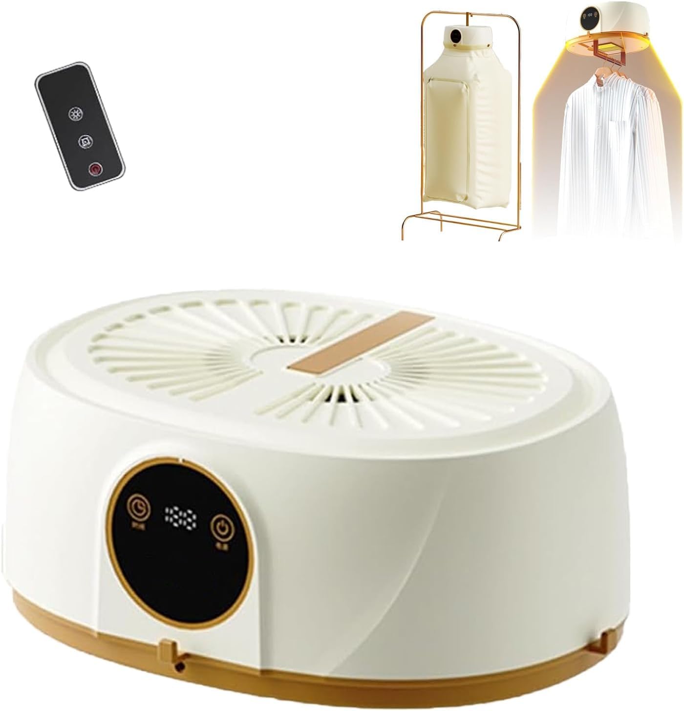 Défroisseur vapeur et sèche-linge portable automatique pour voyage et maison