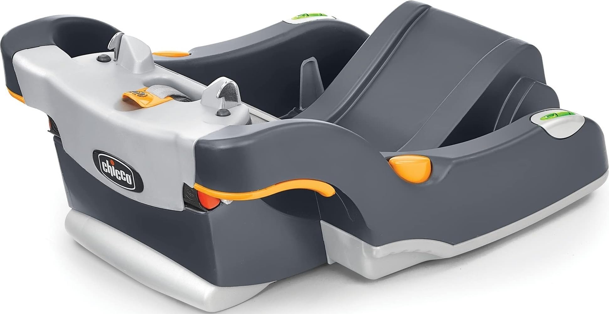 KeyFit Infant Car Seat Base, Stay-in-Car Rear-Facing Base | Anthracite/Grey, SuperCinch LATCH tightener, ReclineSure leveling foot, bubble levels, fits KeyFit and KeyFit 30 baby seat