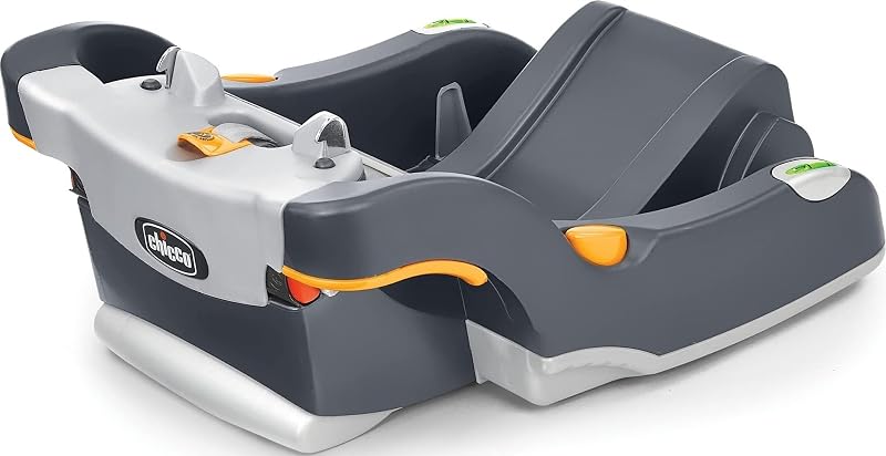 KeyFit Infant Car Seat Base, Stay-in-Car Rear-Facing Base | Anthracite/Grey, SuperCinch LATCH tightener, ReclineSure leveling foot, bubble levels, fits KeyFit and KeyFit 30 baby seat