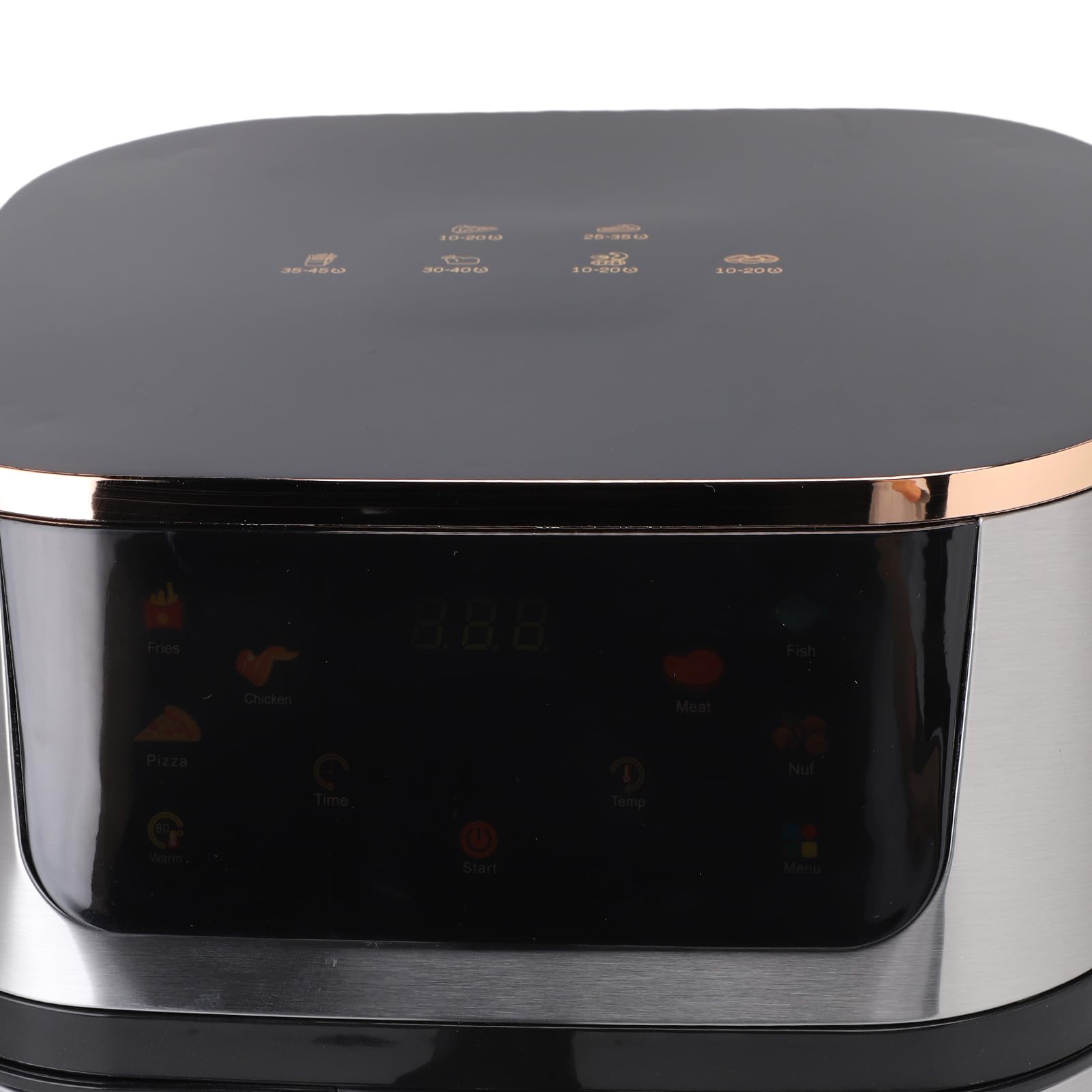 Freidora sin aceite de 12L con pantalla a color, gran capacidad para cocinar familiar ventana de cocina visible y cesta transparente con iluminación interior (enchufe de EE. UU. 110V) 7
