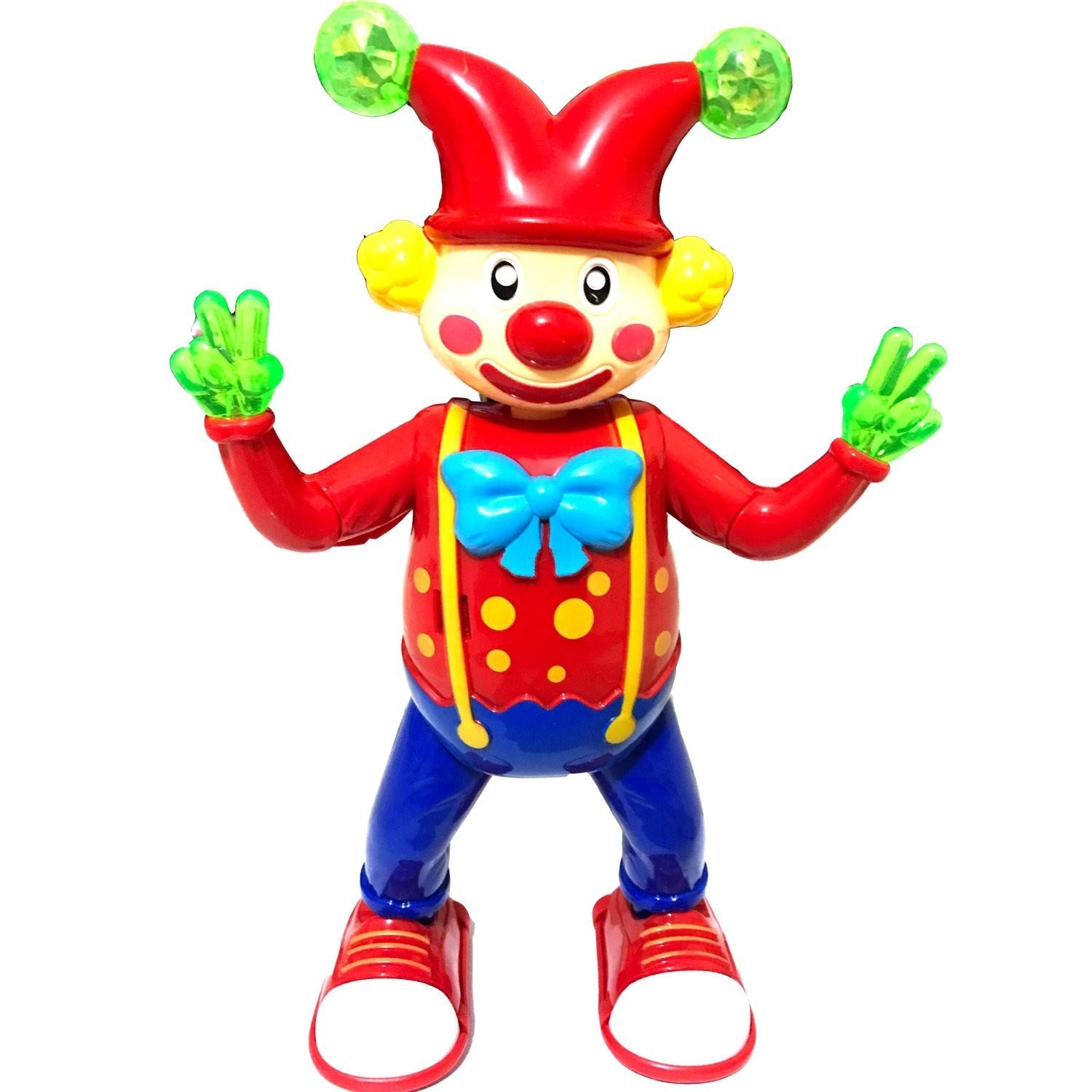 Buy White Popcorn 3d Light And Sound Dancing Roly Poly Clown Joker Toy For Kids Multicolour Online At Low Prices In India Amazon In