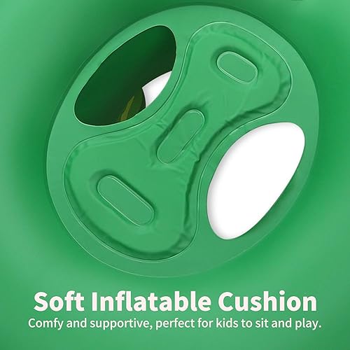 Miniatura 3 de Swimbobo Toddler Pool Float with Seat Boat Inflatable Ride-on Airplane Pirates Sharks Car for Kids Outdoor Toys