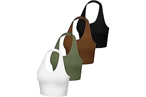 Halter Top 4-Pack for Women, Perfect for Earthy Fashionistas