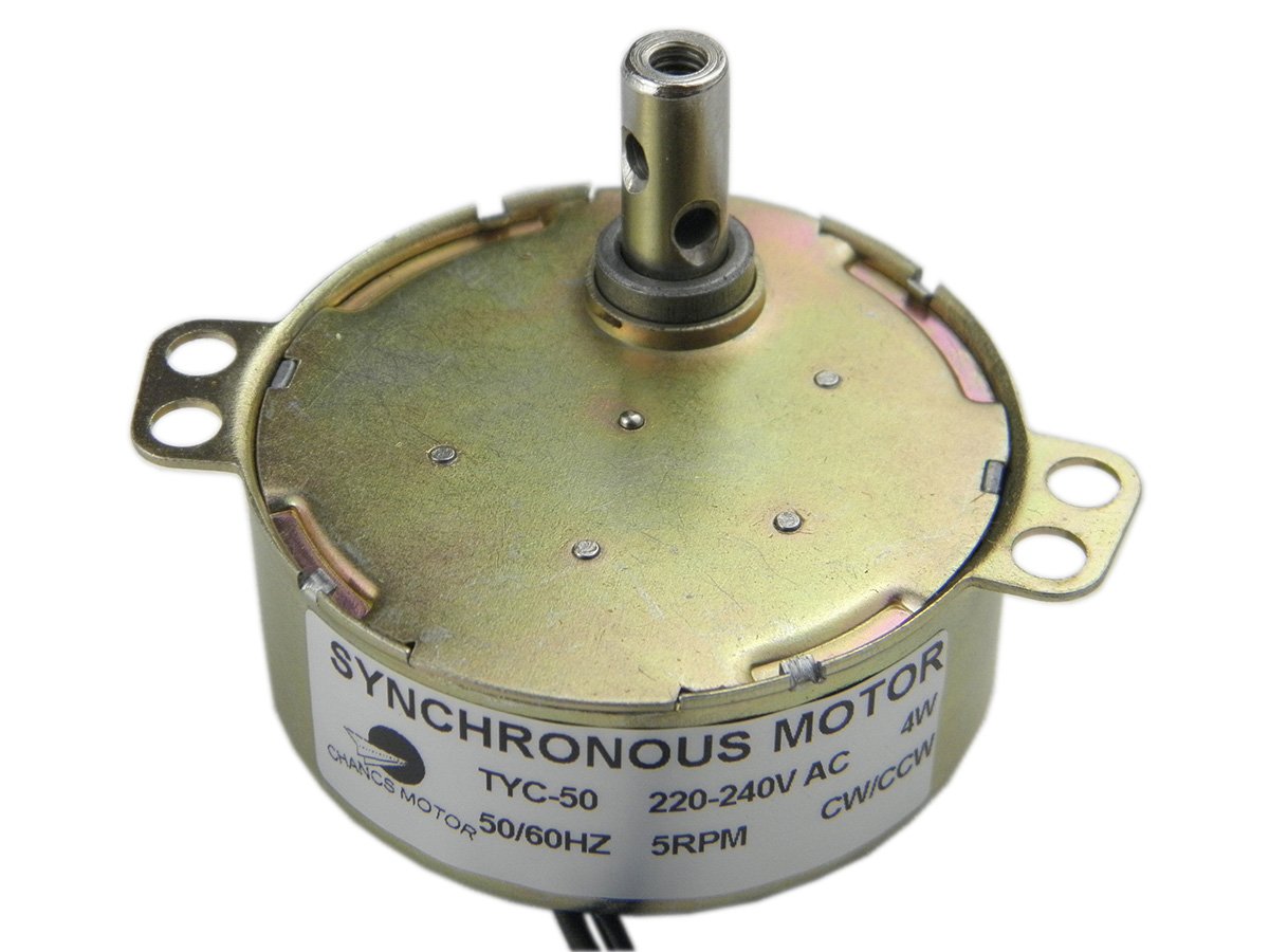 Moteur Synchrone AC TY-50-F 100-120V 4W 2.5-3 Tr/min – Compatible TY-50BF, Pour Ventilateur, Micro-ondes, Chauffage - 10
