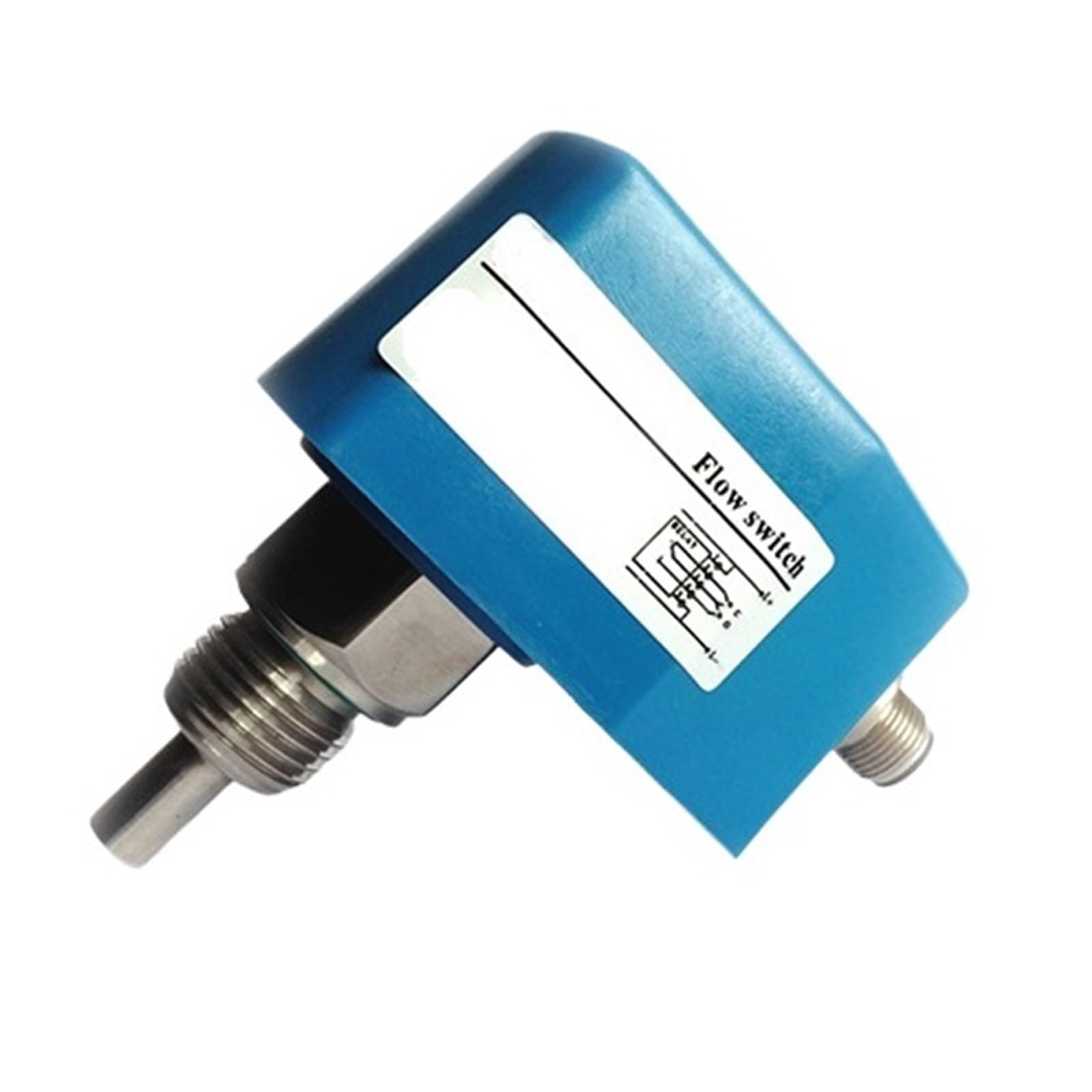 HEXEH Interruttore di Flusso elettronico 1..150 cm/s 100 Bar Pressione Massima e Tempo di Risposta 2s indicatore di Flusso dell'Acqua in Acciaio Inossidabile(No+NC SPDT,G1/2)