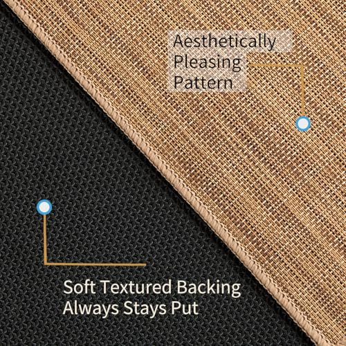 Image of Office Chair Mat for Hardwood Floor, 60 inch x 47 inch Desk Computer Chair Mat for Hard Wood and Tile Floor, Large Anti-Slip Hard Floor Protector, PVC Mat Desk Rug for Office Home