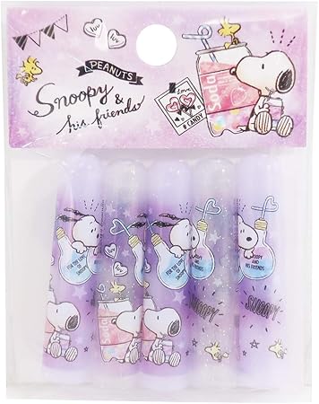 Amazon Co Jp スヌーピー 鉛筆キャップ えんぴつカバー 5本セット ソーダ ピーナッツ 文房具 オフィス用品