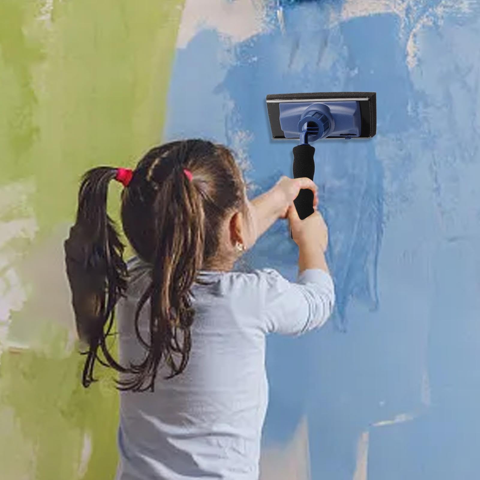 Herramienta de pintura de esquina, borde de corte de pintura ajustable, pincel ergonómico, herramientas de pintura profesionales, herramienta de pintura versátil para varios proyectos de pintura