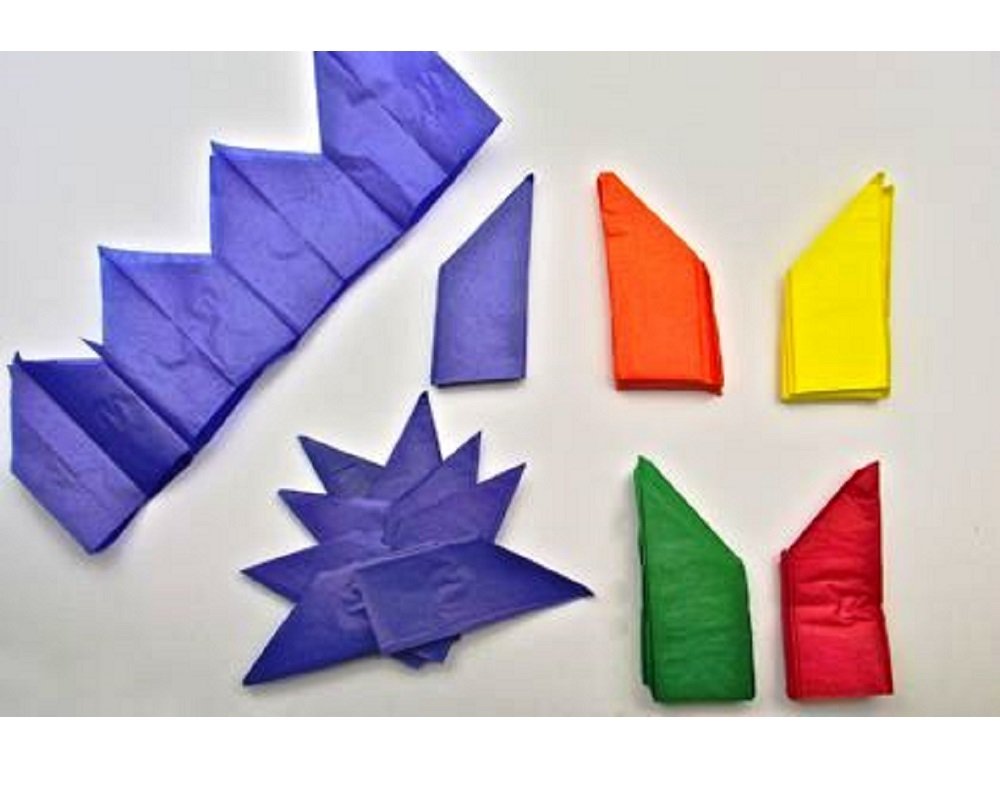Crafty Capers Assorted 100 Tissue Paper Party Hats For Crackers
