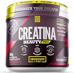 Creatina Beauty Pro 180g - Colágeno Verisol® + Ácido Hialurônico Haplex Plus®