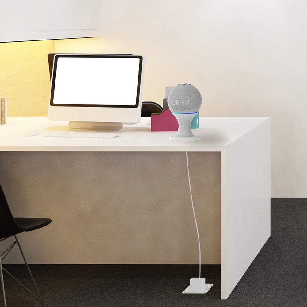GOTOTOP Desk Stand for Dot 4th Gen HomePod Mini, Black (White)