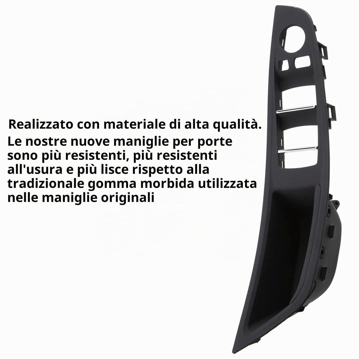 Maniglia interna per portiera anteriore sinistra nera 5 Series F10 F11 520 523 525 528 530 535 (2010-2017) 51417225865