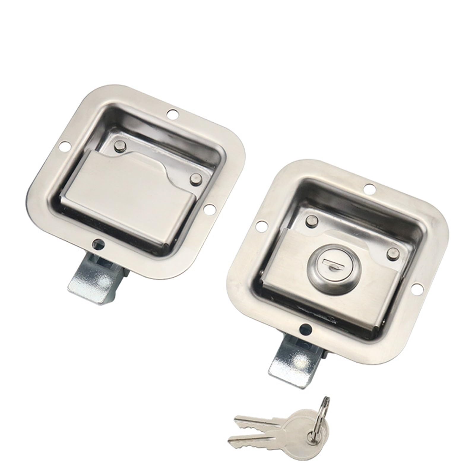 Serrure de porte pour remorque et boîte à outils en inox MS866-28