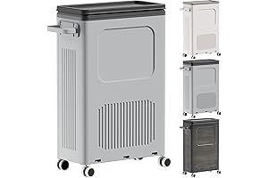 Haixin Home Slim Laundry Basket with Wheels, Space-Saving Solution for Laundry