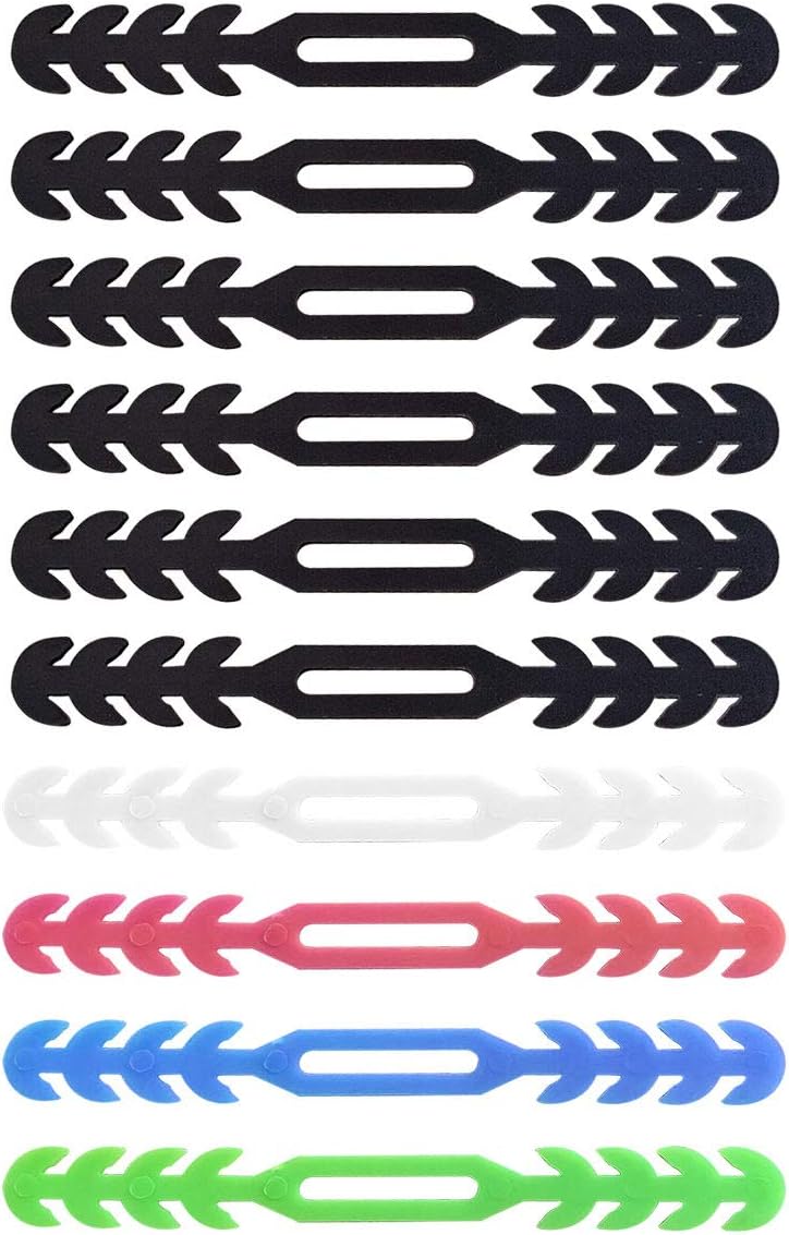 Sunzel 10 Pcs Mask Strap Extender, Adjustable Anti-Tightening Mask Ear Grips Extension Hook, Masks Buckle Strap Extender Silicone Comfortable for Adult Kids, Upgraded Version (10PCS-B)