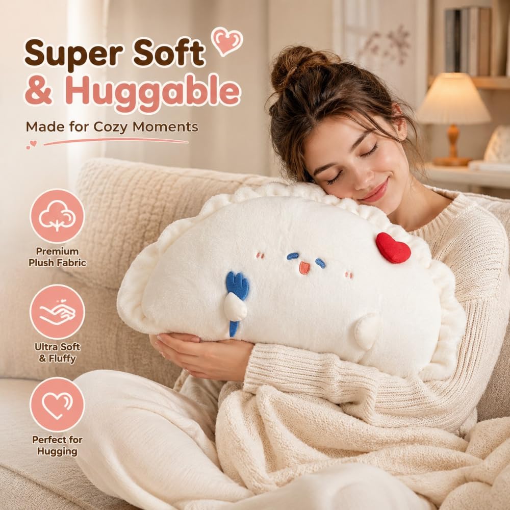 JJDFW - Almohada de peluche con diseño de conejo de dibujos animados para adultos, cojín suave y esponjoso para cama, sofá, dormitorio, sala de estar, ventana de bahía y decoración del hogar de la