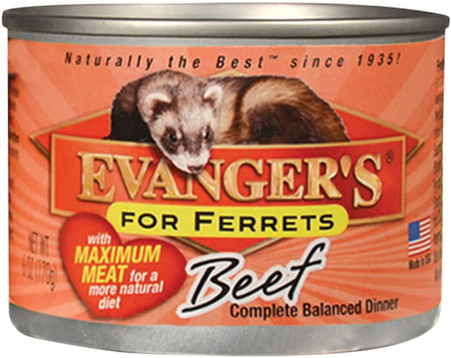 Evangers Beef Can Ferret Food (12 Pack), One Size Pet