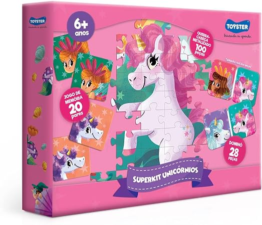 Toyster - Super Kit Unicórnio - 3 em 1