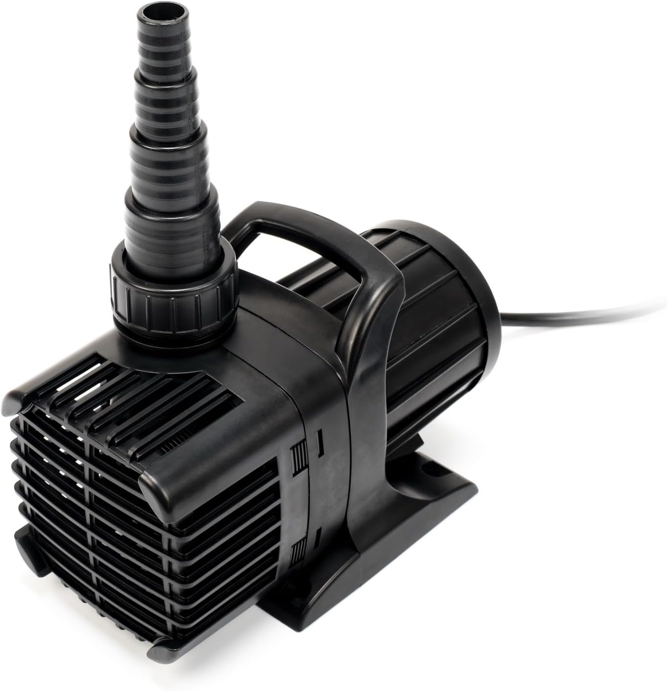 Jebao APP-5000 pump with barb hose adapter attached