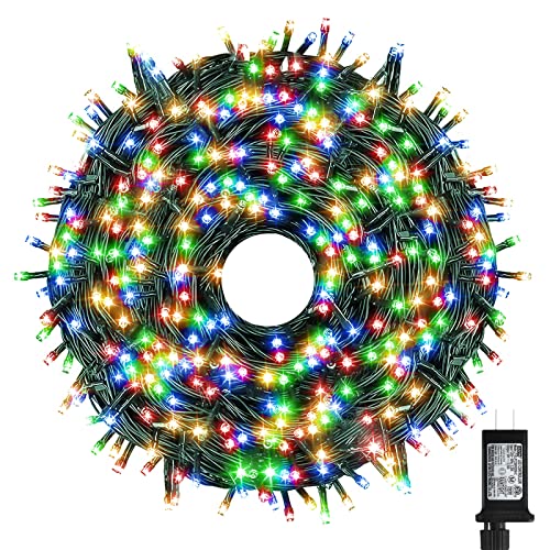 XUNXMAS Bright Christmas Lights Outdoor 800 LED Christmas String Lights, 272ft 8 Modes Timer Fairy Twinkle Tree Lights for Home, Party, Holiday, Indoor Xmas Decorations Multicolor