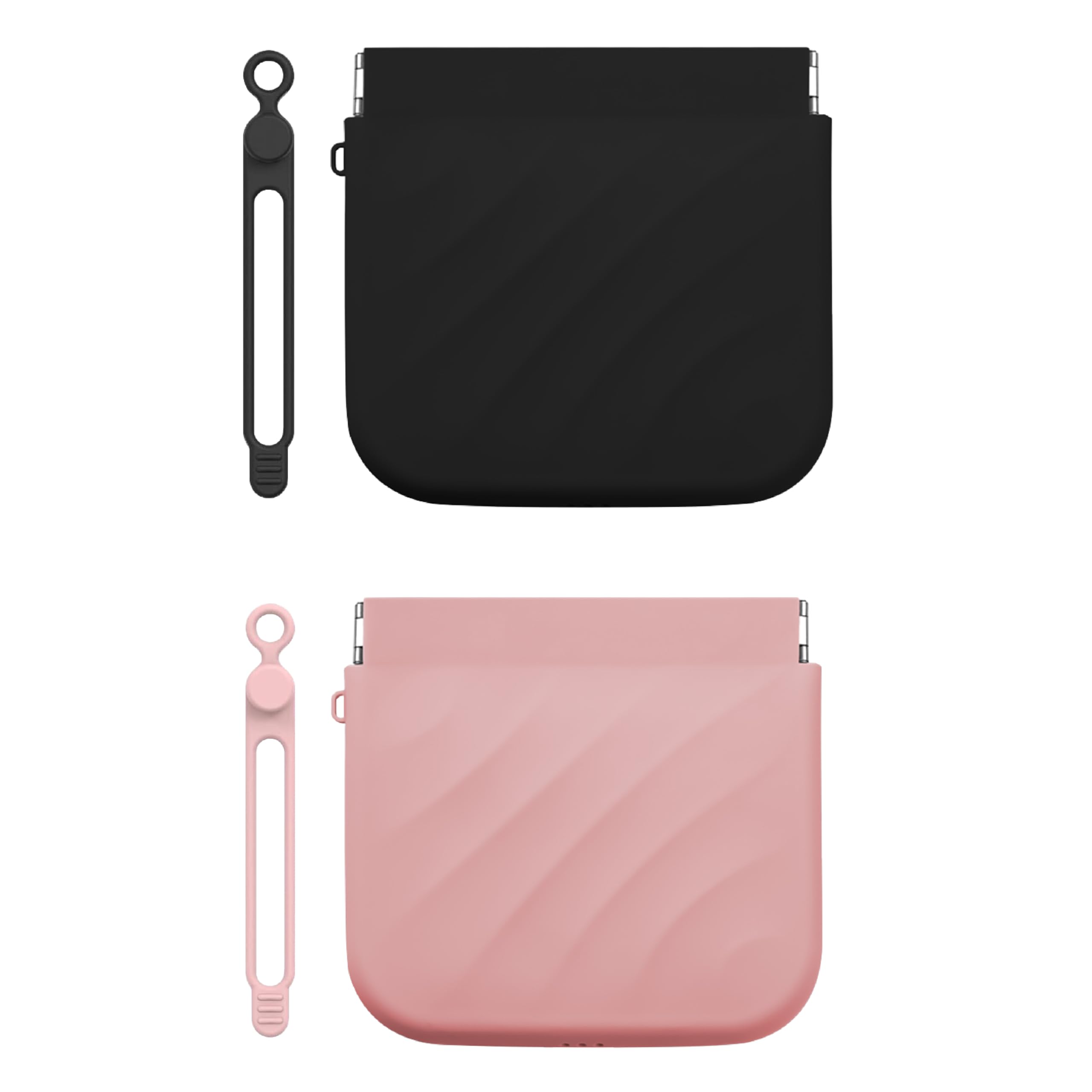 365Home2-Pack Silicone Headphone Organizer, Data Cable Storage case, Portable Wired Headphone Pouch, Mini Accessories.