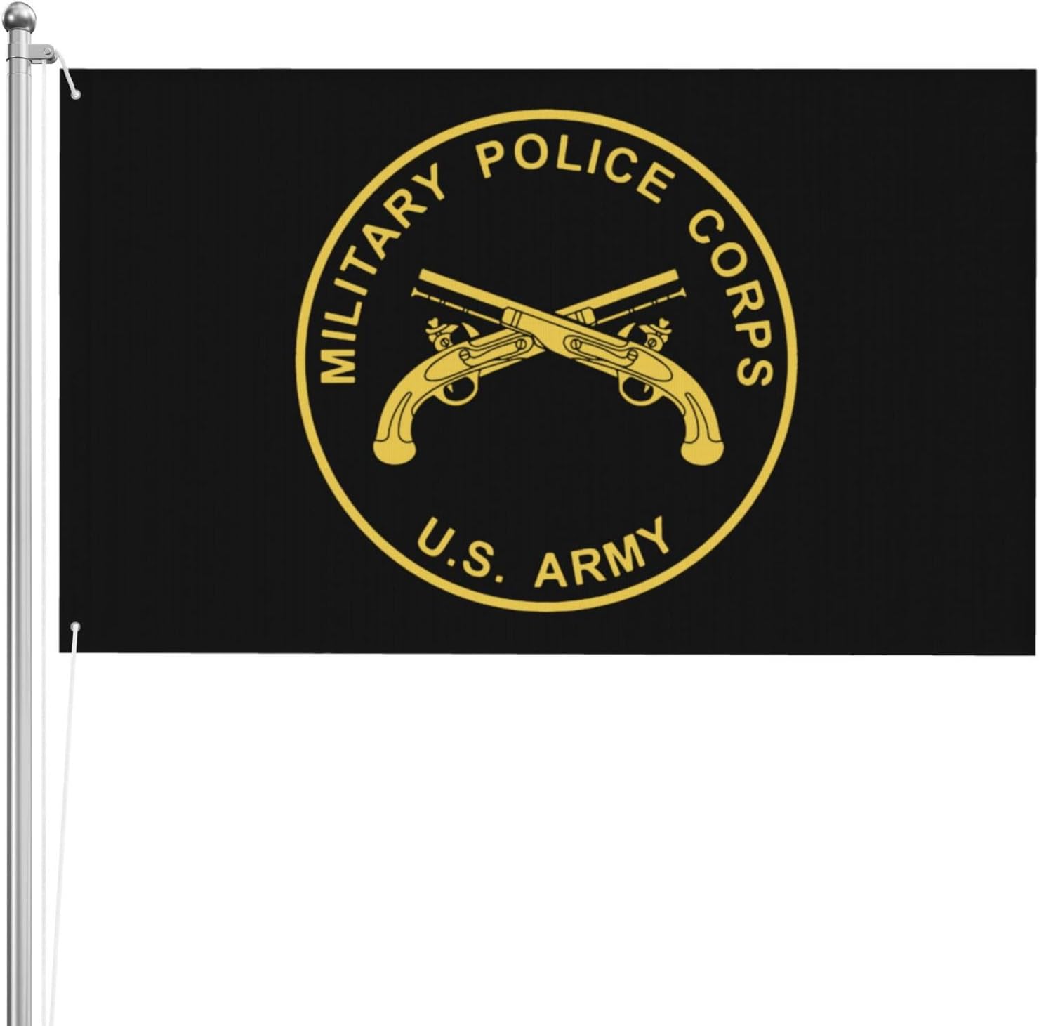 US Army Military Police Corps Double-Sided 3ply 3x5ft Polyester Flags: Durable, Reusable, And Vibrantly Decorative â€“ Perfect for Indoor and Outdoor Use