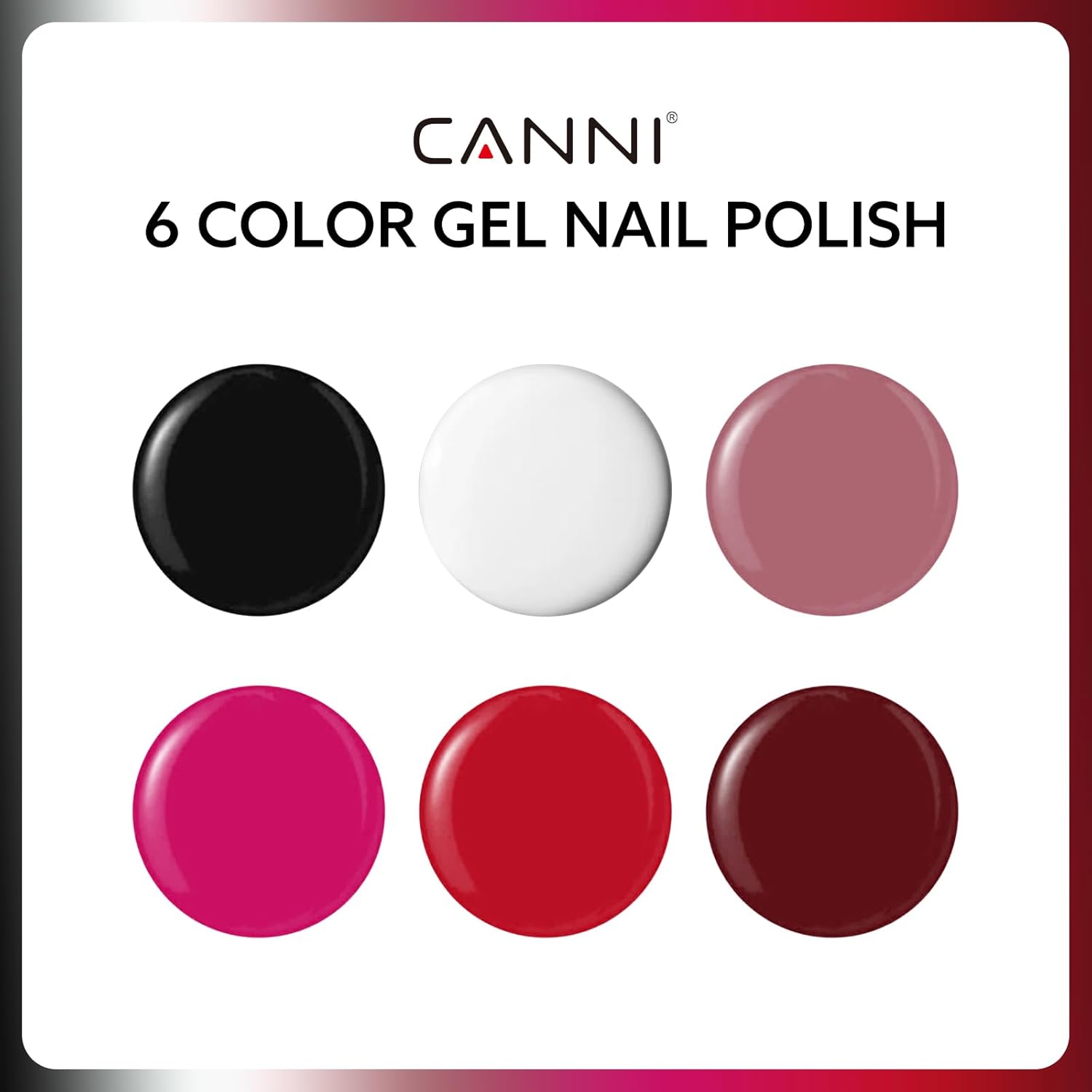 CANNI 12Pcs Gel Nail Polish Set