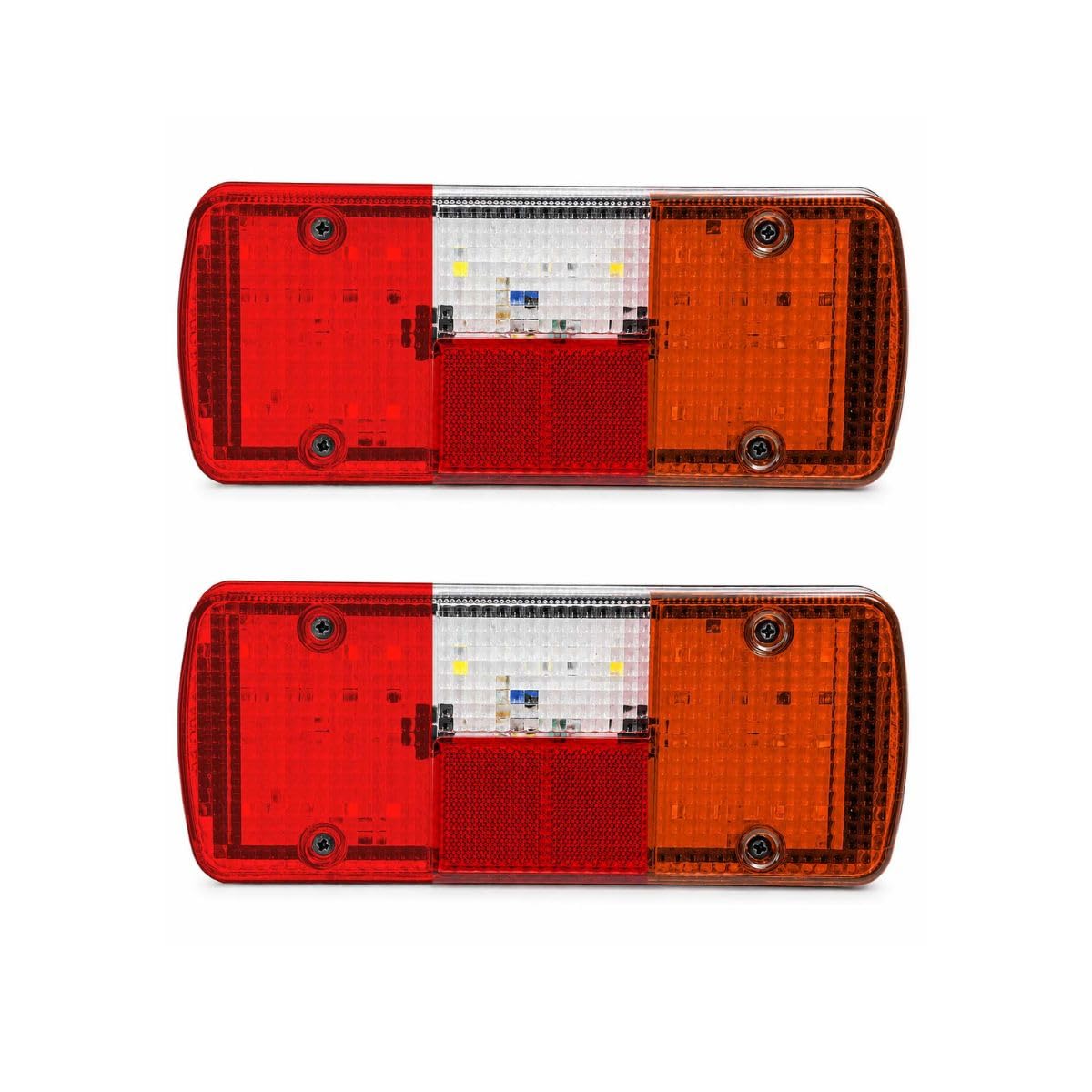 12V LED Rear Tail Lights for Tata Super Ace, Ape, Maximo, Viking EV Tail Lamp Assembly with Brake, Reverse, Turn Signal & Parking Light | Pickup Truck, Trailer, UTV, RV & Camper Lights (Pair)-image-7