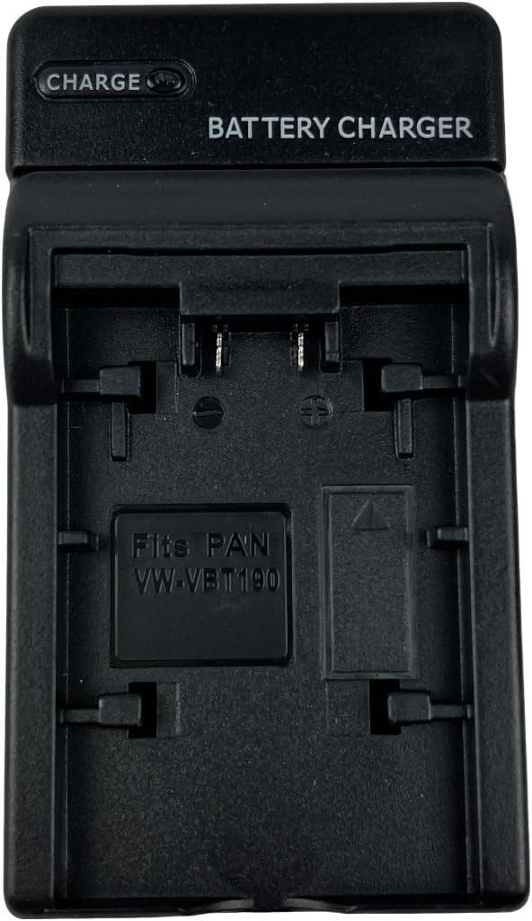 AC/DC Wall Camera Charger for VW-VBT190, VBT380, VBK360, VBK180, Fits HC-V100 V110 V130 V160 V180 V201 V210 V250 V380 V500 V510 V520 V550 V700 V710 V720 V750 V770 VX870 VX981 W580 W850 WXF991