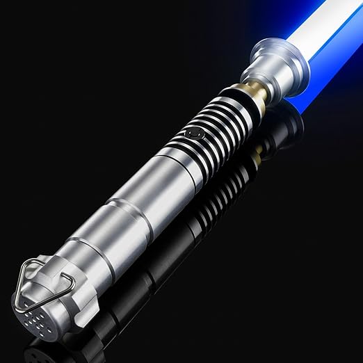 CVCBSER Upgrade App Control Metal Dueling LK Lightsaber, Motion Control 16 Sets Sound Effects 3 Light Effects and 16 Colors Change, Smooth Swing Light Sabers for Adults Kids (RGB-LK)