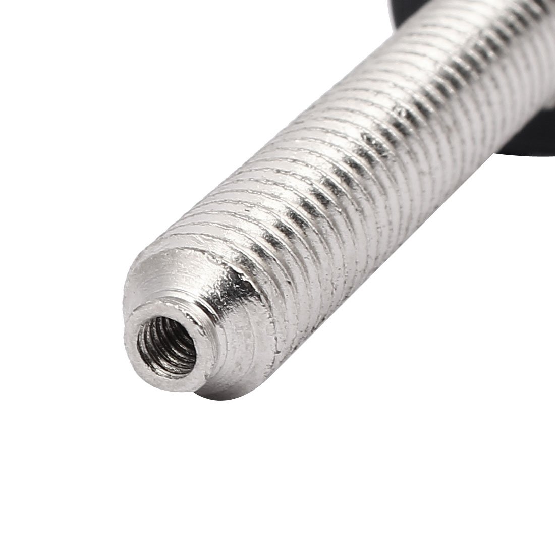 Aexit M5 x Door Hardware & Locks 25mm Black Plastic Round Shaped Handgrip Ball Knob 6mm Hole Thread 25mm Lock Replacement Parts Diameter 20pcs