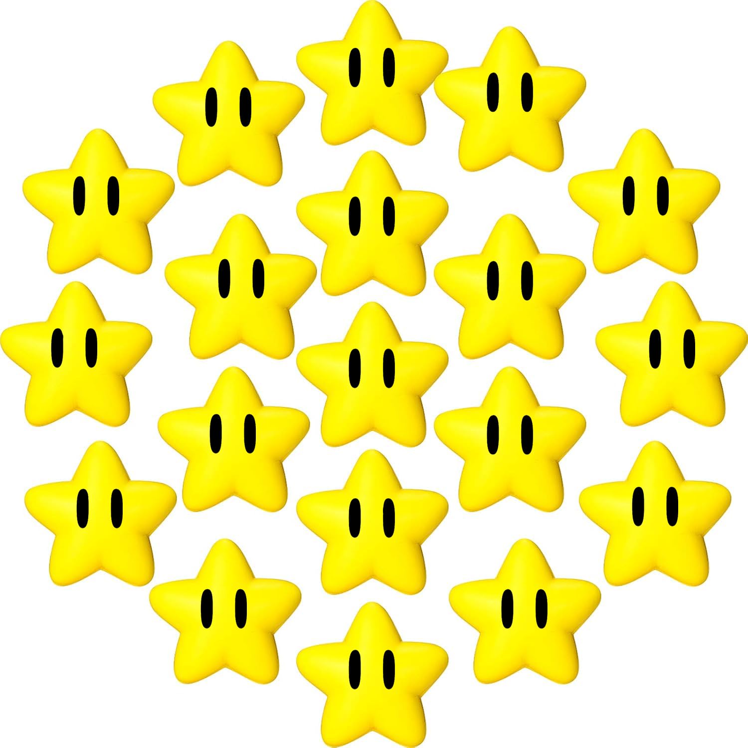 Mini Star Stress Ball for Video Game Birthday Decoration Party Favors Classroom Exchange Gifts Classroom Prizes School Carnival Reward Party Favors