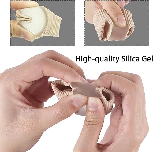 Miniatura 4 de 12 paquetes de separadores de dedos de gel para dedos superpuestos, espaciadores de dedos para juanetes para mujeres y hombres, 2 bucles corrector