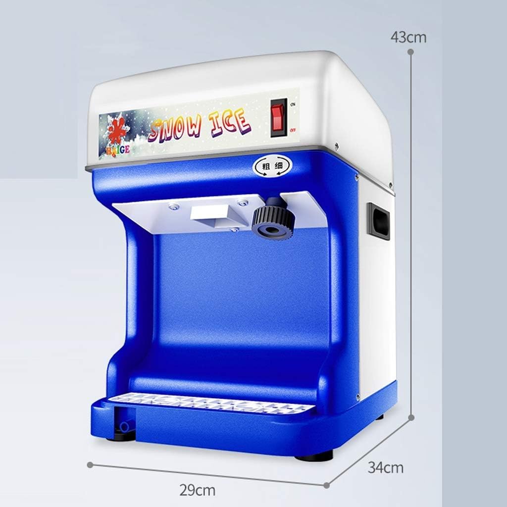 Commercial Ice Shaver Snow Cone Maker Ice Shaving Machine Tabletop Shaved Ice Crusher,